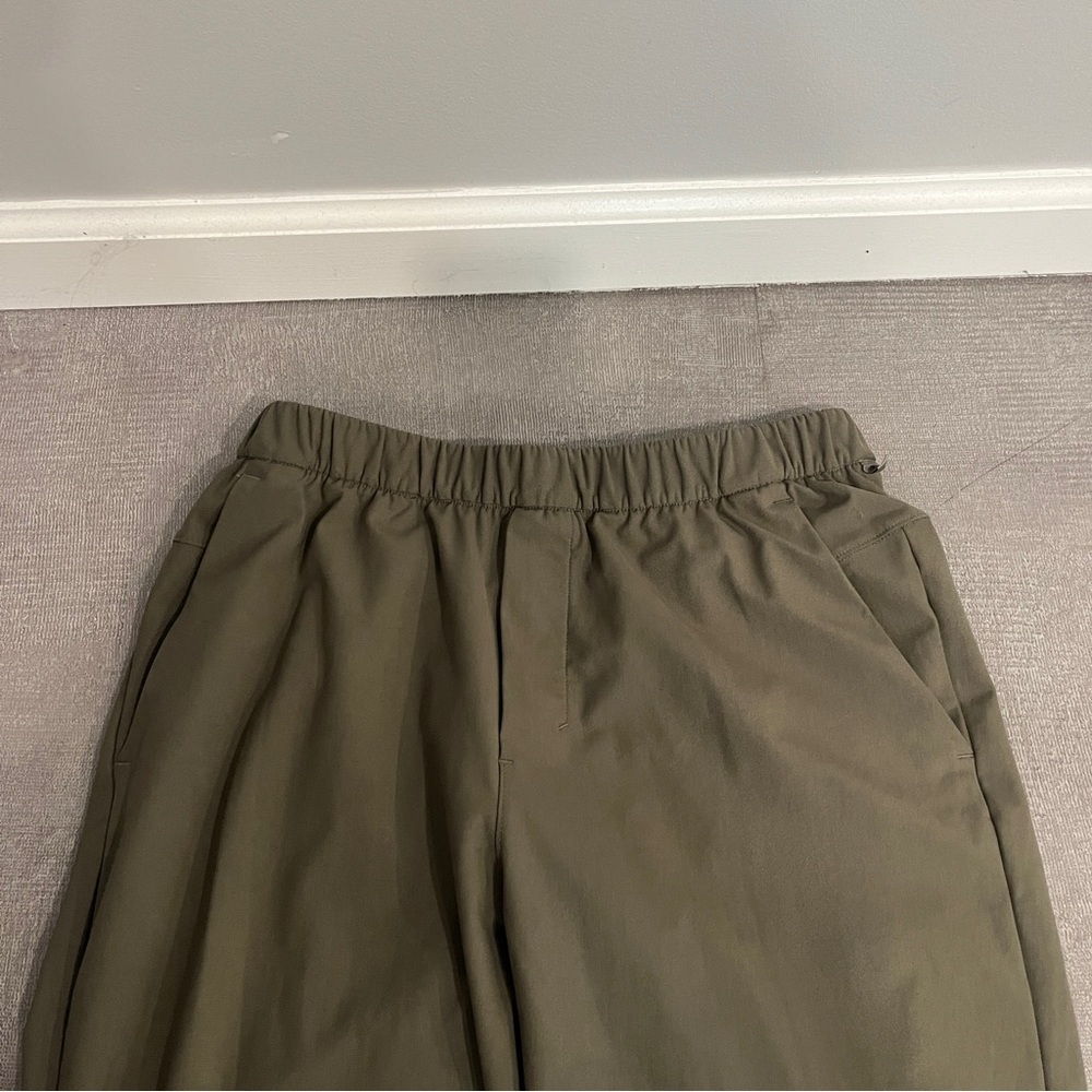 Lululemon Green Elastic Waist Track Pants Size Small - Picture 2 of 8